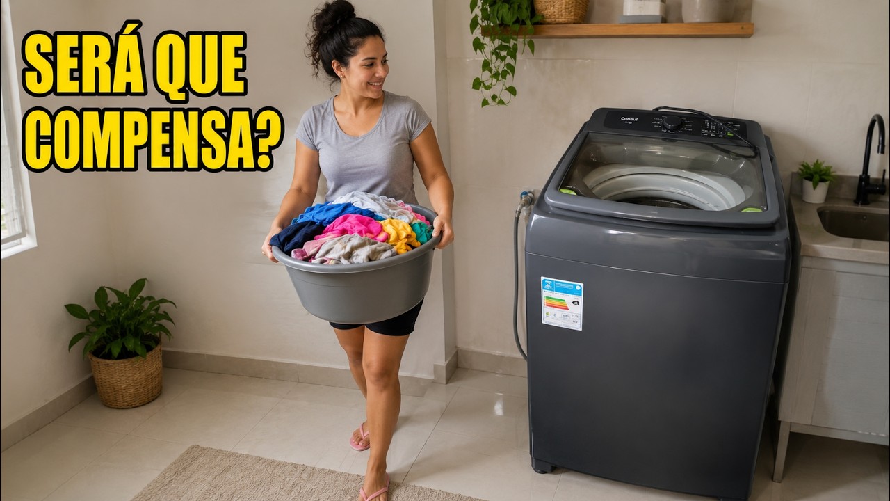 Miniatura da avaliação em vídeo de Máquina de Lavar Consul CWN16AB 16Kg Branca com Modo Eco