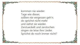 Juli - Tage Wie Dieser Lyrics