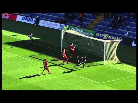 La Liga | Gol de Portillo (1-0) en el Hércules CF-Recreativo de Huelva | 09-12-2012 | J17