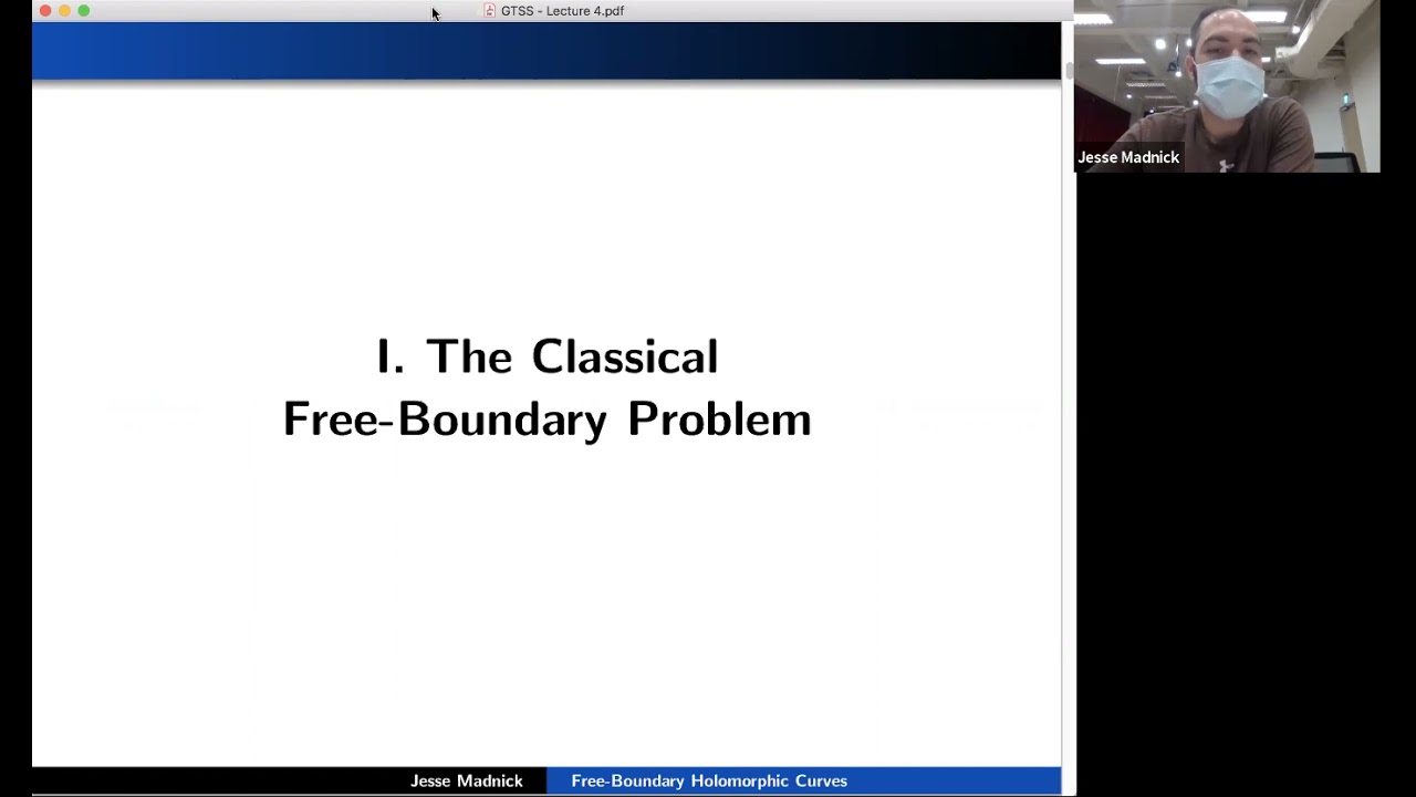 Jesse Madnick 4 - Free-Boundary Holomorphic Curves in Nearly-Kahler 6-Manifolds
