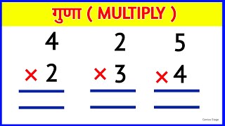 How to Multiply, Guna kaise karen | one digits multiplication #multiply #multiplication #geniusstage