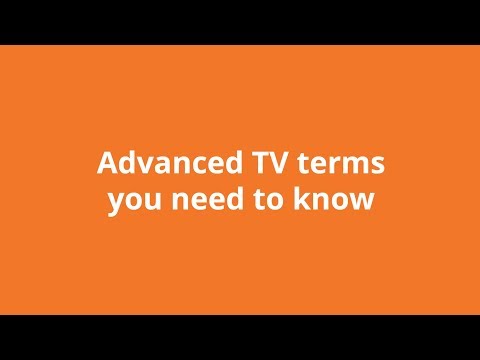 Advanced TV Terms You Need To Know