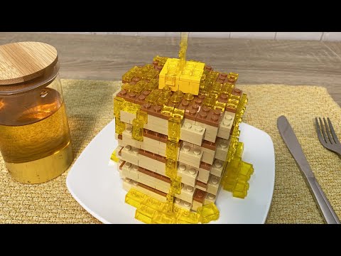 Lego Pancake - Lego In Real Life | Stop Motion Cooking & ASMR
