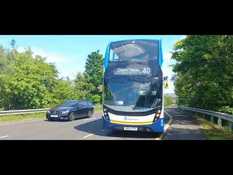 service 40 stagecoach north east 11287 (SN69ZPR) my favourite bus and epic view