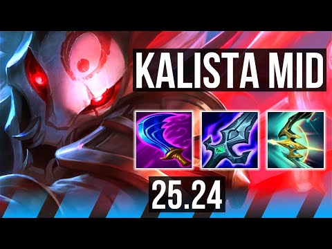 KALISTA vs FIZZ (MID) | EUW Master | 25.24