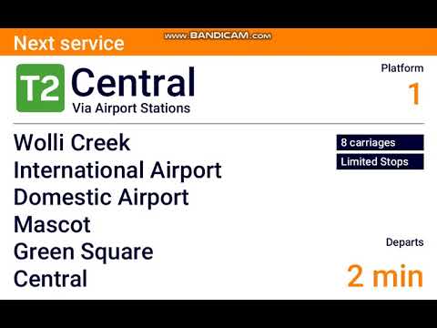 Dva #8 (Revesby) Central Via Airport Stations