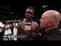 UFC 236: Israel Adesanya Octagon Interview