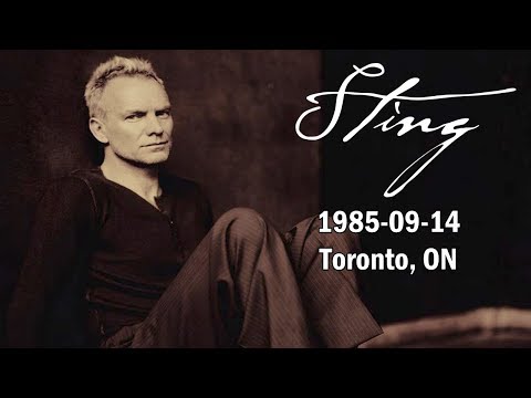 Sting - 1985-09-14 - Toronto, ON