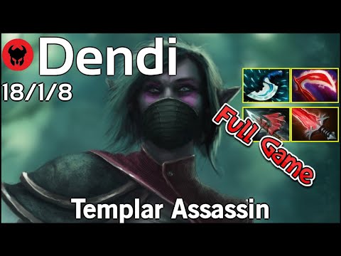 Dendi [DTS] plays Templar Assassin!!! Dota 2 Full Game 7.20