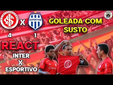 REACT | INTER 4 X 1 ESPORTIVO - GAUCHÃO 2023