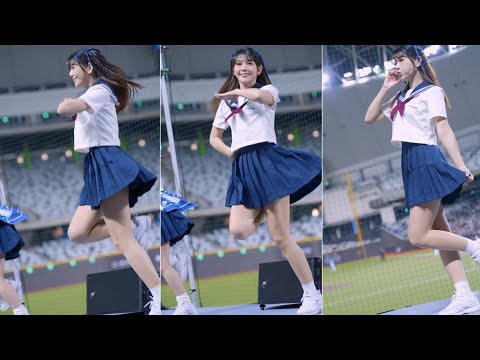東東《裙襬搖搖御姐系水手服~大家穿泡泡襪沒揪大學姐~》20240526悍將中學 大巨蛋 富邦 fubon angels