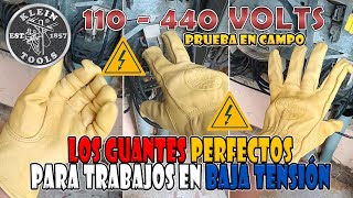 Con estos GUANTES puedo TRABAJAR VOLTAJES de 440 Volts SIN NINGUN PELIGRO ⚡ Klein Tools Modelo 40021