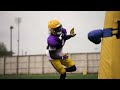 LSU Linebacker Harold Perkins Jr Mic D Up