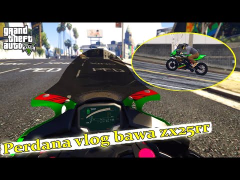 Pertamakalinya ngevlog bawa zx25rr - Gta v