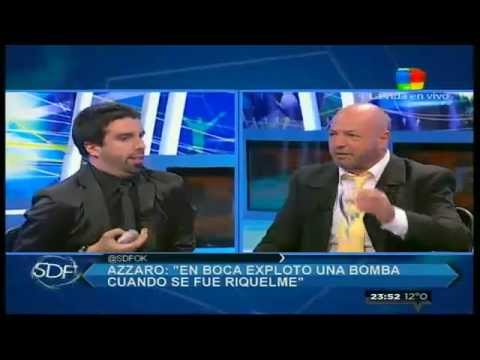 Show del futbol: Azzaro se pelea con Alaluf y lo imita 24/8/2014