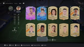 I opened 5 85 + × 10 pack and i packed a 99 rated Player