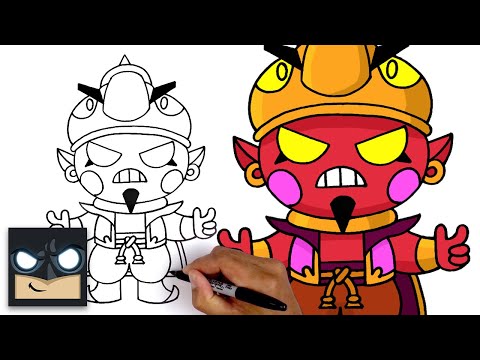 How To Draw Evil Gene | Brawl Stars