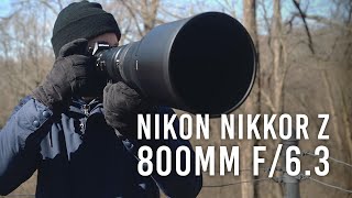 Video thumbnail for Nikon NIKKOR Z 800mm f/6.3: Handheld Wildlife and Sports Lens! Hands-on Review by B&H Photo Video Pro Audio
