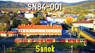 Złoty zachód nad Autosanem i Doliną Sanu: SN84-001 Sanok