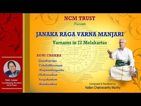 Agni Chakra - JANAKA RAGA VARNA MANJARI - Varnams in 72 Melakartas — वीडियो थंबनेल