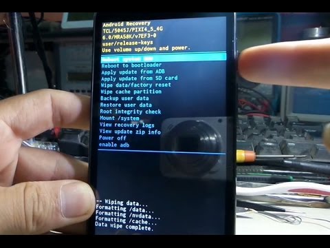 alcatel pixi 4 (5) 5045x hard reset
