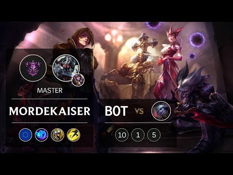 Mordekaiser Bot vs Tristana - EUW Master Patch 9.5