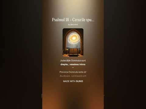 Psalmul 18 - Cerurile spun slava lui Dumnezeu ( Meditație Ortodoxă | Cor de Mănăstire cor bizantin )