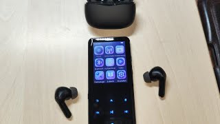 MP3  MP4 mit Bluetooth kleiner und handlicher als ein Smartphone mit Flaac Unterstützung AGPTEK A19X