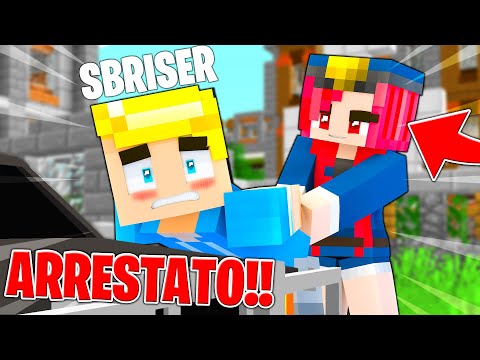SBRISER E’ STATO ARRESTATO DALLA POLIZIOTTA ZOE SU MINECRAFT ITA!!