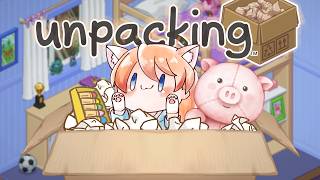 【#unpacking 】初見さん歓迎！！猫又が初めて荷解きゲームやってみる！！【Vtuber / みけたん】 #vtuber #配信
