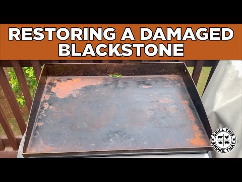 🔥 Restoring and Seasoning a Blackstone | Cleaning a...