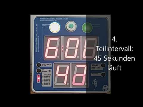 KondiMaster RC91 Fußball Timer im Einsatz