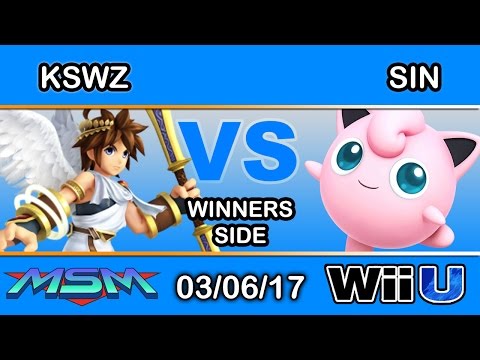 MSM 88 - NXT Last Hope | Kswz (Pit) Vs. DyS | Sin (Jigglypuff) Winners Side - Smash Wii U