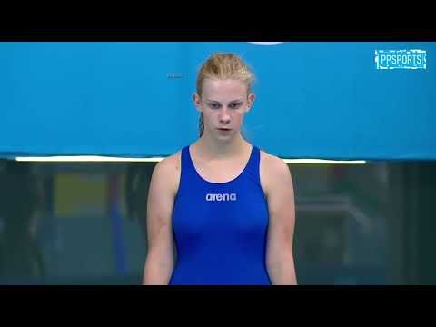 Annija Zagorska (Latvia) l 1m Platform — European Diving Championships