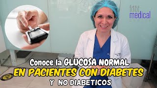 📌🖊Conoce la GLUCOSA NORMAL en pacientes con DIABETES y no diabéticos. 📌🖊/▶Dra. Melissa Tejeida