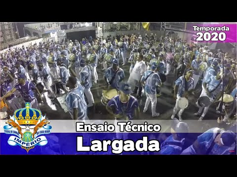 Império de Casa Verde  2020 - Bateria no ensaio técnico - Largada - #ETSP2020