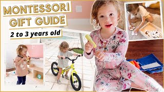 GIFT GUIDE 2 TO 3 YEARS OLD | Montessori Toys We Actually Ow