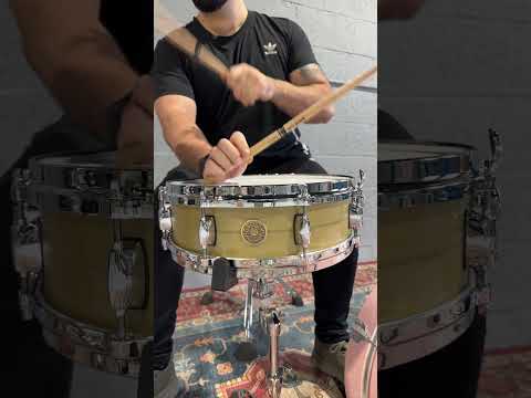 Gretsch GAS42514-GB Gergo Borlai Signature 4.25x14" Brass Snare Drum - Brass image 8