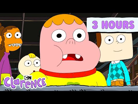 Clarence's Awesome Time at School | 3-Hour Marathon | Cartoon Network | Cartoons for Kids