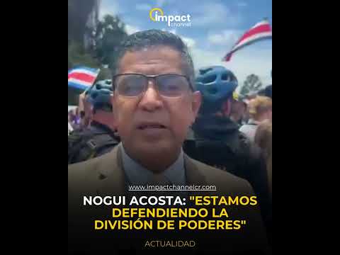 "Estamos defendiendo la división de poderes"