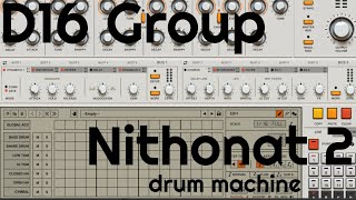 Video thumbnail for Nithonat 2 Drum Machine by D16 Group Software (No Talking) by Elektronick Musick