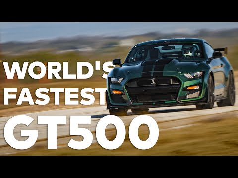 World's Fastest Shelby GT500 Mustang // 204 MPH GT500 RUN | VENOM 1000 by HENNESSEY