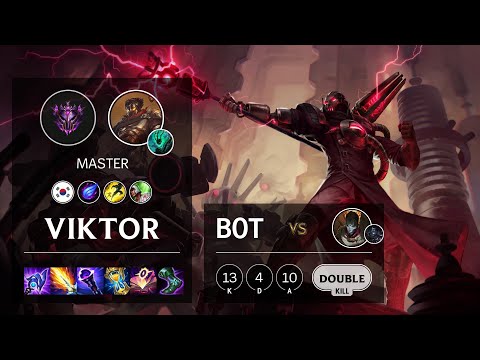 Viktor Bot vs Jhin - KR Master Patch 10.24