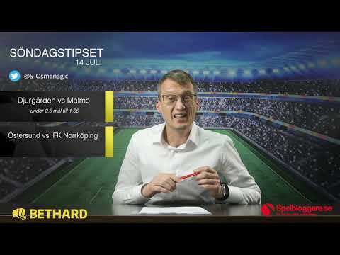 Speltips: Djurgården - Malmö FF & Östersund - IFK Norrköping 14/7