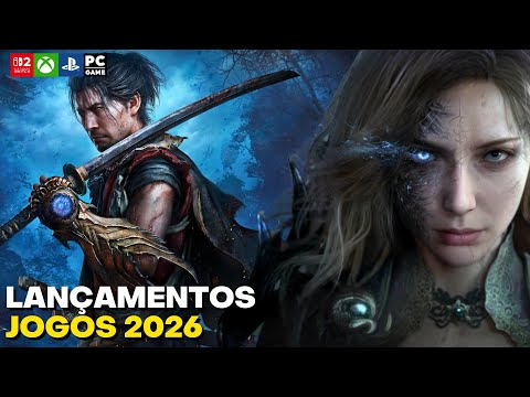Top 20 NOVOS JOGOS que serão LANÇADOS em 2026 e ALÉM (PS5/XBOX SERIES X-S/SWITCH 2/PC)