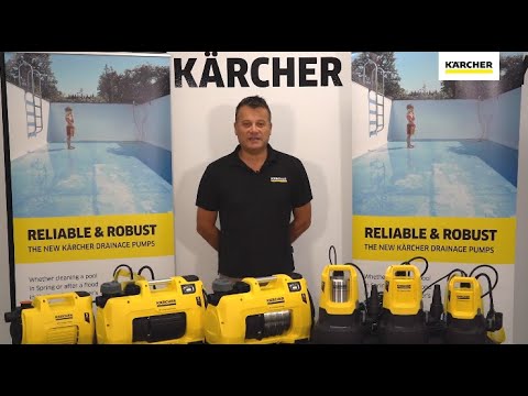 Karcher vandens siurblys BP3 Home &amp; Garden 800W video