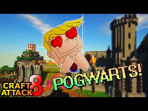We begin building Pogwarts! - Minecraft Craft Attack 8 #142