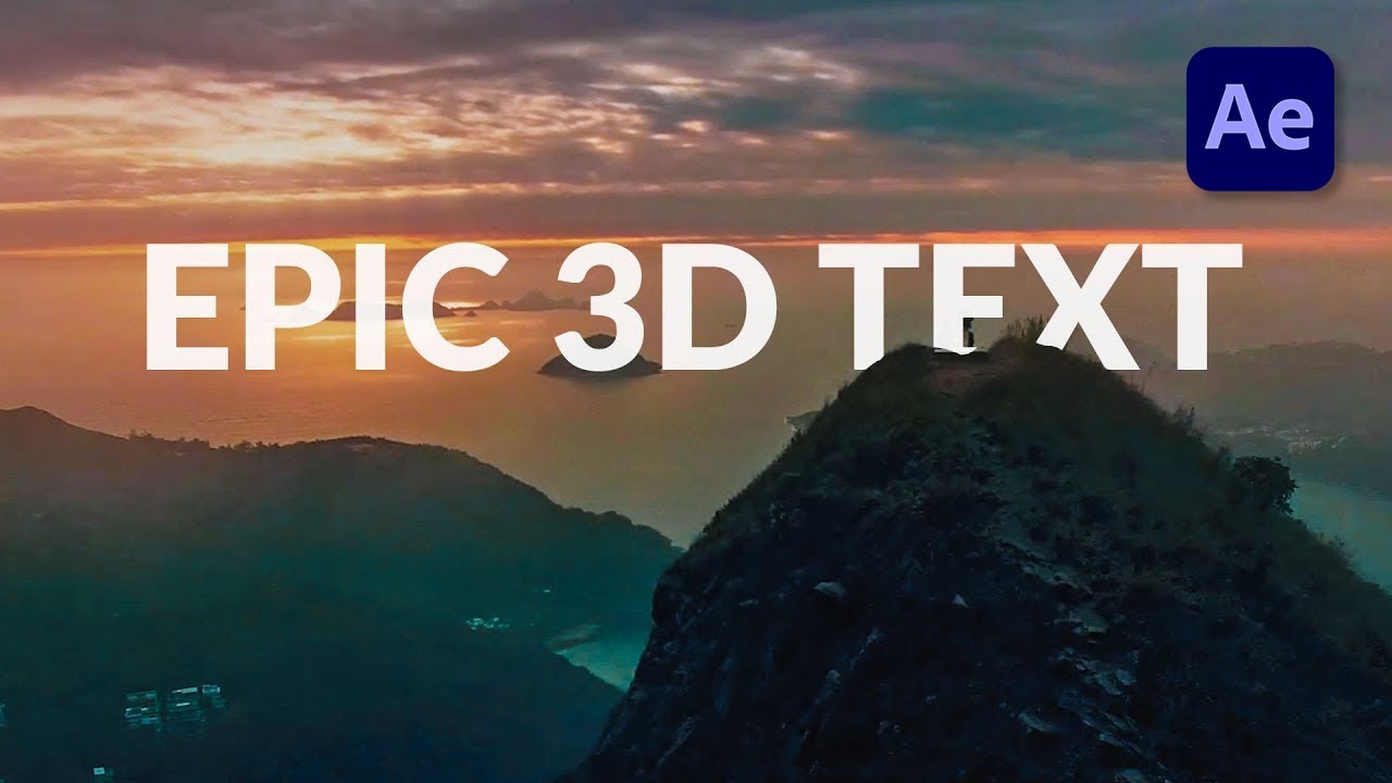 Track 3D Titles in Your Scene in After Effects