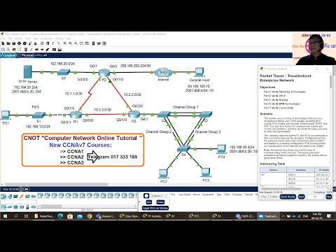 CCNA3-Lab Module-12 Network Troubleshooting