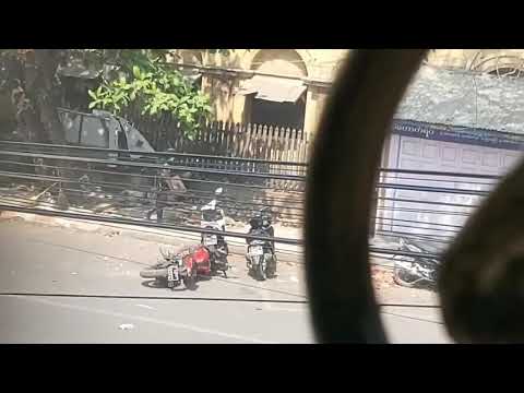 Myanmar police destroying motobikes 3/3/2021